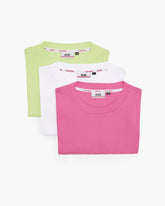 Three-Pack Cotton T-Shirt - Multicolor | GCDS