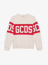 Felpa Girocollo Band Logo - Osso | GCDS