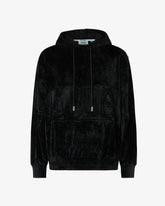 Gcds Band Logo Velvet Hoodie - ALL PRODUCT DISCOUNT | GCDS
