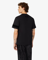 Gcds Logo Velvet T-Shirt - Black | GCDS