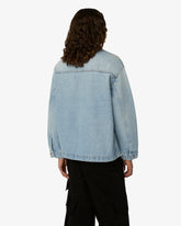 Gcds Graffiti Harrington Denim Jacket - ALL PRODUCT DISCOUNT | GCDS