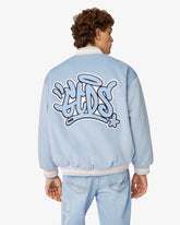 Graffiti-Logo Varsity Bomber - ALL PRODUCT DISCOUNT | GCDS