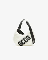 Comma Small Faux Fur Logo Hobo Bag - ALL PRODUCT DISCOUNT | GCDS