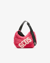 Comma Small Faux Fur Logo Hobo Bag - ALL PRODUCT DISCOUNT | GCDS
