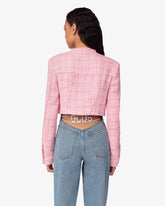 Tweed Cropped Jacket - ALL PRODUCT DISCOUNT | GCDS