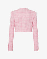 Tweed Cropped Jacket - ALL PRODUCT DISCOUNT | GCDS
