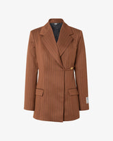 Pinstripe Clip Blazer - ALL PRODUCT DISCOUNT | GCDS