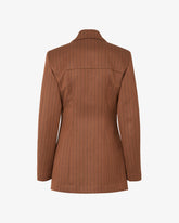 Pinstripe Clip Blazer - ALL PRODUCT DISCOUNT | GCDS