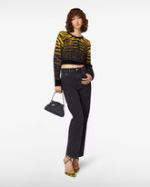 Zebra Lurex Jacquard Sweater - ALL PRODUCT DISCOUNT | GCDS