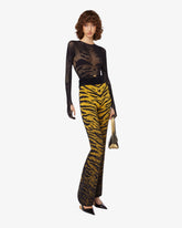 Zebra Lurex Knit Trousers - ALL PRODUCT DISCOUNT | GCDS