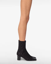 Monogram Logo Heel Ankle Boots - Accessories Special Price | GCDS