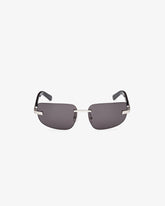GD0052 Rectangular Sunglasses - Black | GCDS