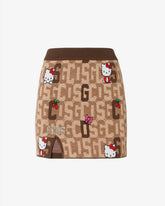 Minigonna in jacquard Hello Kitty monogram - ALL FULL PRICE | GCDS