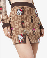 Minigonna in jacquard Hello Kitty monogram - ALL FULL PRICE | GCDS