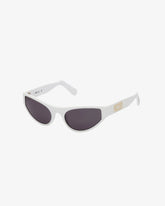 GD0024 CAT-EYE SUNGLASSES - Bianco | GCDS