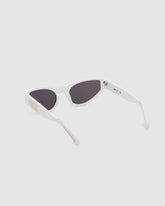 GD0024 CAT-EYE SUNGLASSES - Bianco | GCDS