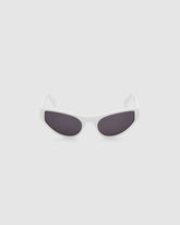 GD0024 CAT-EYE SUNGLASSES - Bianco | GCDS