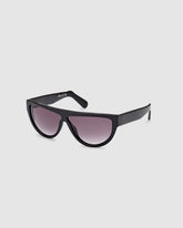 GD0025 GEOMETRIC SUNGLASSES - Black | GCDS