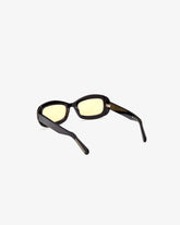 GD0027 Oval Sunglasses - Black | GCDS
