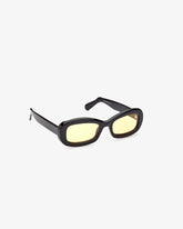 GD0027 Oval Sunglasses - Black | GCDS