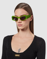 GD0022 Cat-eye sunglasses - Green | GCDS