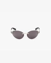 GD0032 Oval Sunglasses - Nero | GCDS