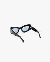 GD0036 Cat-eye Sunglasses - Black | GCDS