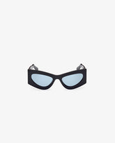 GD0036 Cat-eye Sunglasses - Black | GCDS