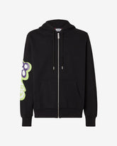 Checkboard Print Zip-Up Regular Hoodie - ALL PRODUCT DISCOUNT | GCDS