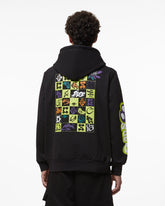 Checkboard Print Zip-Up Regular Hoodie - ALL PRODUCT DISCOUNT | GCDS