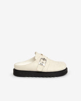 Jacquard Gcds Monogram Mules - OffWhite | GCDS