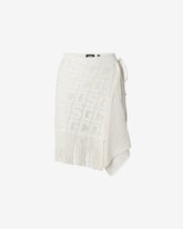 Gcds Monogram Macramé Skirt - OffWhite | GCDS