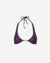 Metallic Logo Clip Bikini Bra - Abbigliamento Donna | GCDS