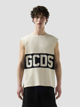 T-shirt smanicata con Banda Logo - Abbigliamento Uomo | GCDS