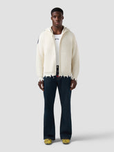 Band Logo Back Hooded Cardigan