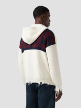 Band Logo Back Hooded Cardigan