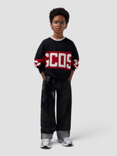 Maglione Girocollo in Maglia - Nero | GCDS