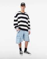 Striped Logo Sweater - Archive | GCDS