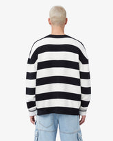 Striped Logo Sweater - Archive | GCDS