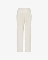 Linen Blend Wide Pants - Archive | GCDS