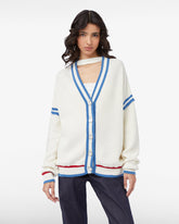 Cardigan in cotone GCDS Logo Lounge - Abbigliamento Donna | GCDS