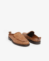 Gcds Monogram Rafia Mules - Archive | GCDS