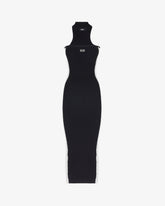 Viscose Knit Long Dress - Archive | GCDS