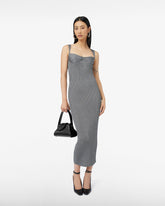 Hoop Metallic Knit Long Dress - Archive | GCDS