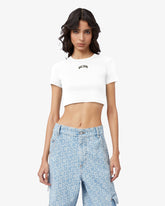 Gcds Logo Lounge Cropped T-shirt - Logo Lounge GCDS | GCDS