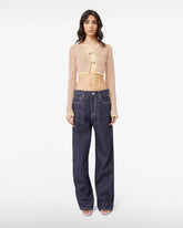 Baggy Raw Denim Trousers - Archive | GCDS