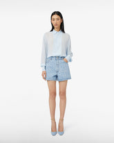 Shorts In Denim GCDS Monogram - Abbigliamento Donna | GCDS