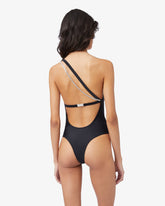 Bling One Shoulder Swimsuit - Archive | GCDS