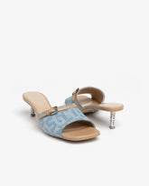 Gcds Monogram Logo Chain Sandals - Women