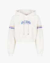 Logo Cropped Hoodie - Archive | GCDS